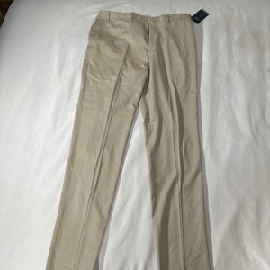 NWT Hart Schaffner Marx Unhemmed Tan Dress Pants